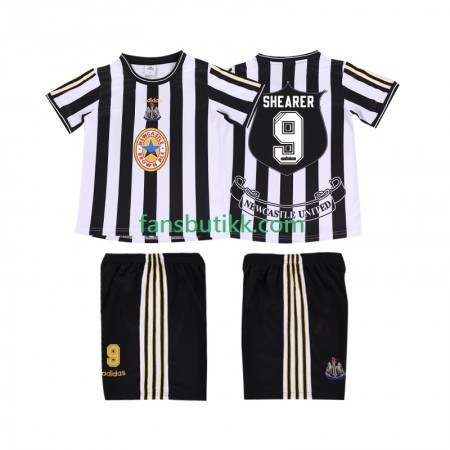 Fotballdrakt Newcastle United SHEARER 9 1999 Barn Retro Hjemmetrøye 1997 Kortermet